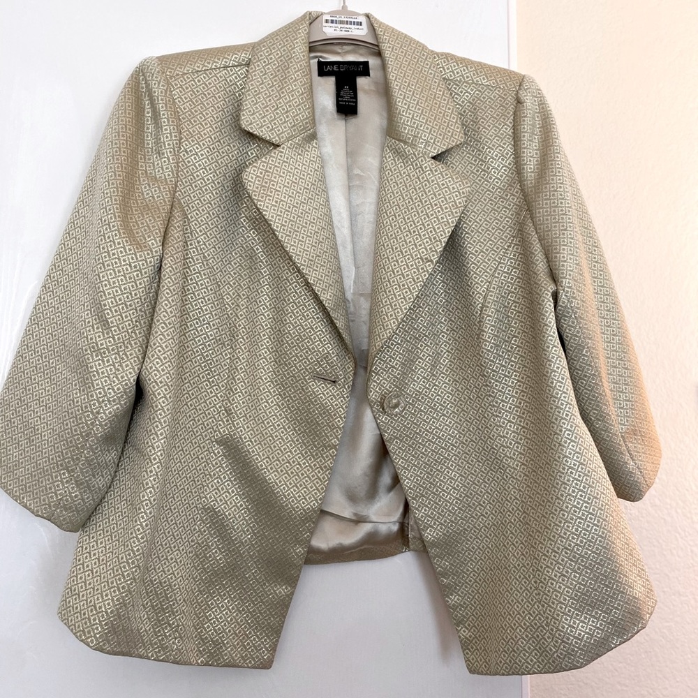 Gold blazer - Lane Bryant